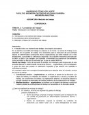 Introducción a la medición del trabajo