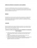 Análisis de contribución a la educación y acción ciudadana