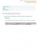 Actividad con fines de acreditación de la teoría. Análisis de un estudio de caso