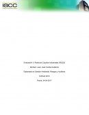 Evaluación 3: Residuos Líquidos Industriales (RILES)