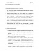 Bases para un diagnostico socio-demográfico