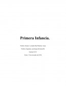Primera Infancia. Psicología del desarrollo