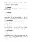 Ejemplos del área administrativas de cada uno de los tipos de hipótesis.