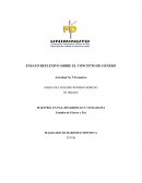 ENSAYO REFLEXIVO SOBRE EL CONCEPTO DE GÉNERO