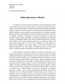 La inflación y las Políticas Monetarias