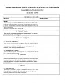 RUBRICA PARA VALORAR PRIMERA ENTREGA DEL ANTEPROYECTO DE INVESTIGACIÓN