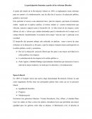 La participación femenina a partir de las reformas liberales