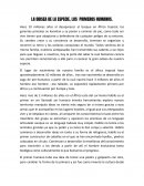 LA ODISEA DE LA ESPECIE, LOS PRIMEROS HUMANOS.