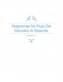 Diagramas De Flujo Del Dieciséis Al Sesenta.