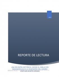 Reporte de lectura sobre la historia del dibujo. Página 1