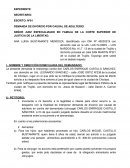 Modelo Expediente Demanda de Divorcio