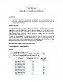 Conocer una de las técnicas de separación de líquidos basados en su diferente punto de ebullición con la eficiencia que garantiza una torre de destilación fraccionada.