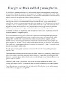 El origen del Rock and Roll y otros géneros