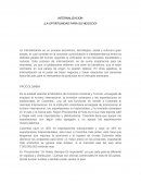 INTERNALIZACION - ¡LA OPORTUNIDAD PARA SU NEGOCIO!