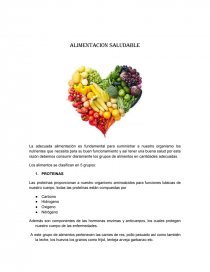 Alimentacion salusable. Página 1