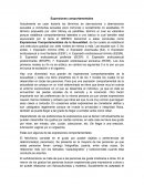 Expresiones comportamentales.