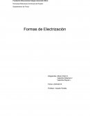 Reconocer los distintos tipos de electrización y demostrar cómo actúan y se transfieren energía cada uno.