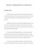 DERECHO AL LIBRE DESARROLLO DE LA PERSONALIDAD