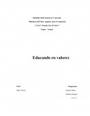 Correcta para corregir y transmitir este valor, de igual manera deberá planificar normas de convivencia con el fin de crear en el alumno una buena educación.