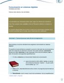 Actividad 1. Comunicaciones más allá de la imaginación