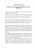 Los Derechos de las Personas en el Ámbito Internacional y Supranacional