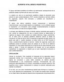 El apoyo vital básico pediátrico se refiere a la reanimación cardiopulmonar de la población desde el primer año de vida a los 8 años.