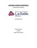 historia clínica pediátrica