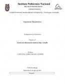 Práctica #7 Fuentes de alimentación simétrica fija y variable
