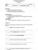 Evaluación de Lectura Domiciliaria “El lobo de Gubbio”.