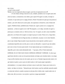 A la mujer que ame. Página 1