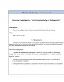 Índice Razonado La productividad y su autogestion