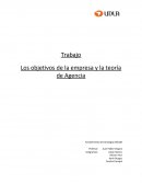 Los objetivos de la empresa y la teoría de Agencia