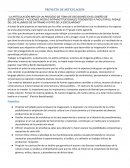 LA ARTICULACIÓN IMPLICA UN PROCESO DE TOMA DE DECISIONES EN EL DISEÑO DE ESTRATEGIAS Y ACCIONES INTER E INTRAINSTlTUCIONALES TENDIENTES A FACILITAR EL PASAJE DE LOS ALUMNOS DE UN TRAMO A OTRO DE LA ESCOLARIDAD