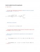 Inecuaciones de segundo grado