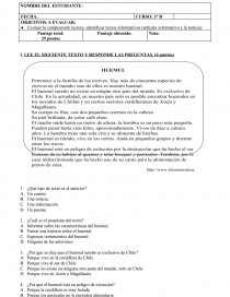 Evaluacion N2 Lenguaje. Página 1
