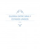 GUERRA ENTRE SIRIA Y ESTADOS UNIDOS