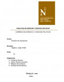 CARRERA DE DERECHO Y CIENCIAS POLITICAS