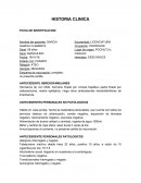 Historia clinica paciente masculino 56 años