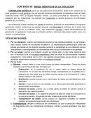 CONTENIDO #3- BASES GÉNETICAS DE LA EVOLUCIÓN