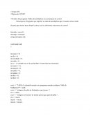 Tablas de multiplicar con estructuras de control C++