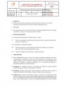 PROCEDIMIENTO PLANTA POTABILIZADORA.