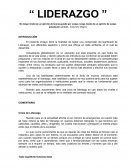 EL LIDER. Crisis de Liderazgo