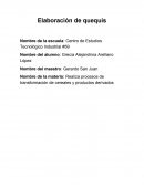 Elaboración de quequis