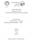 Documento escrito reflexionando su desarrollo psicológico