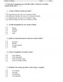 Cuestionario de lectura complementaria “Caperucita Roja, tal como se lo contaron a Jorge”