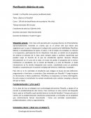 Planificacion Tema: ¿Qué es la filosofía?