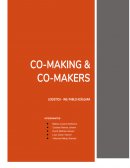 CO-MAKING & CO-MAKER