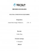﻿Mecanica de solidos. Segunda condicion de equilibrio
