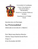 Personalidad segun Maslow