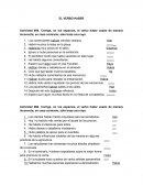 Actividad. Corrige, en los espacios, el verbo haber usado de manera incorrecta; en caso contrario, sólo traza una raya